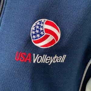 Mizuno USA Volleyball full zip jacket. X-Small. Excellent used condition.